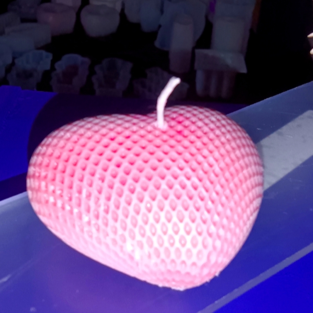 HANDMADE heart Candles